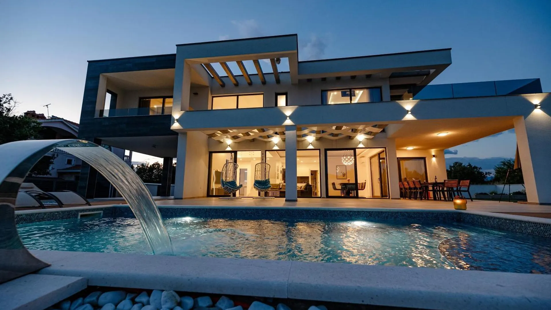 Contemporary Zadar Villa 4 Bedrooms Villa Barako Prestige Private Heated Pool Air-Conditioning Zaton  Nin