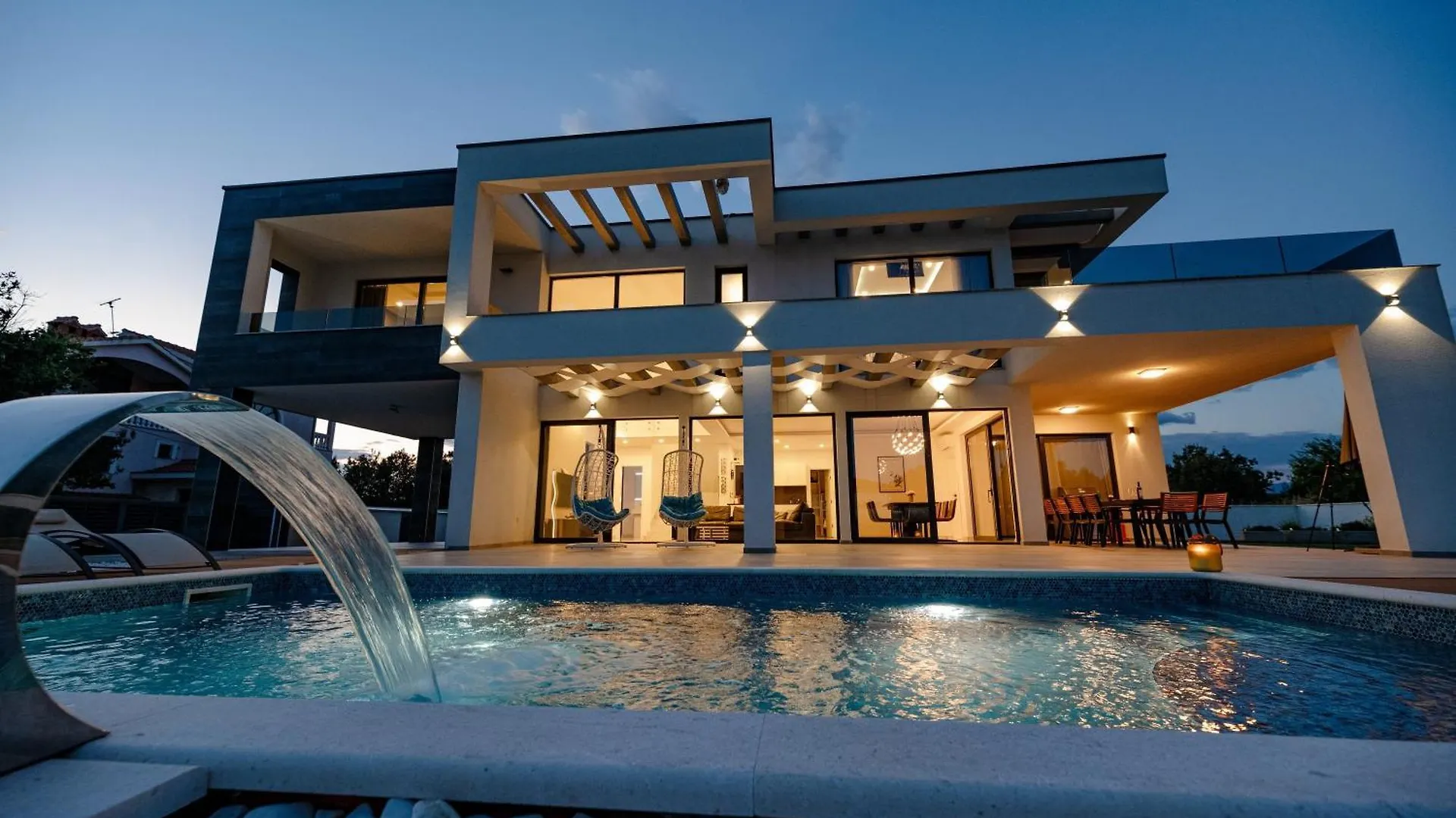 Contemporary Zadar Villa 4 Bedrooms Villa Barako Prestige Private Heated Pool Air-Conditioning Zaton