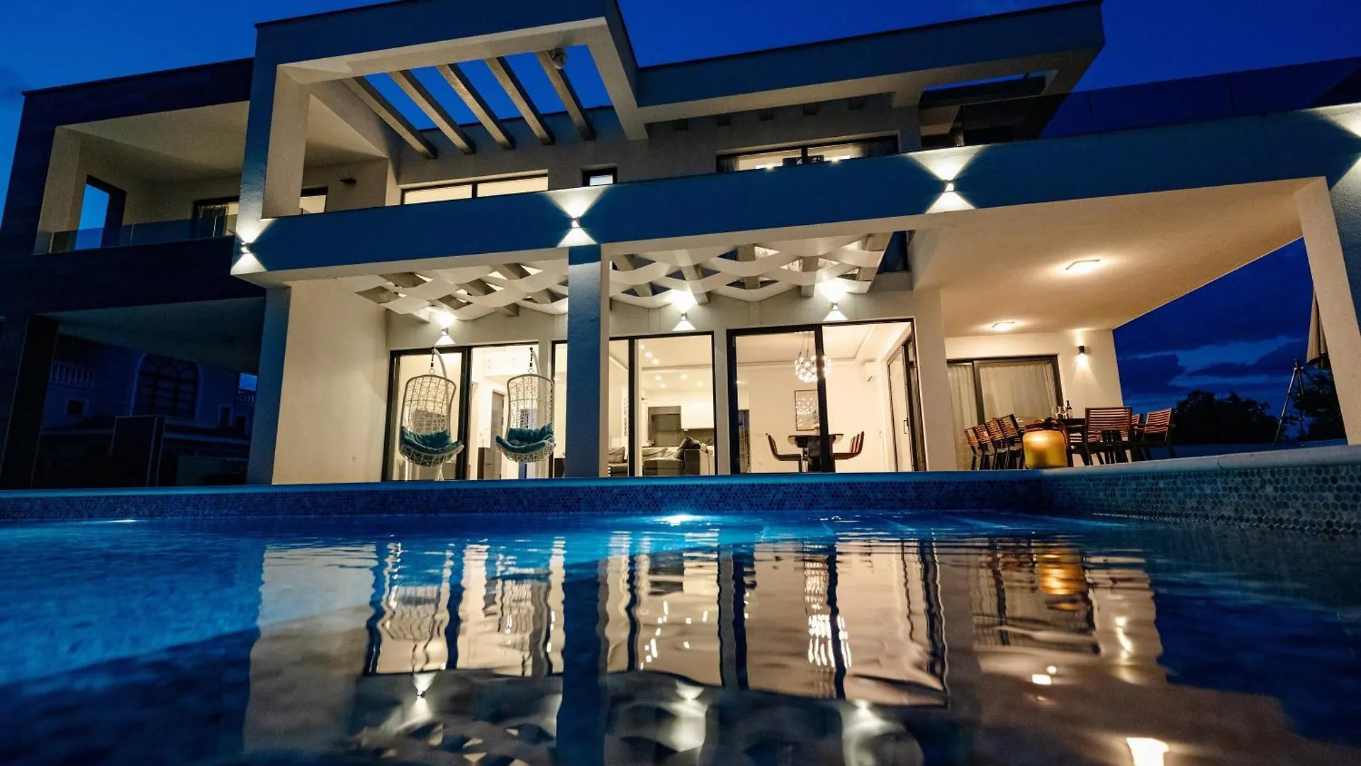 Contemporary Zadar Villa 4 Bedrooms Villa Barako Prestige Private Heated Pool Air-Conditioning Zaton