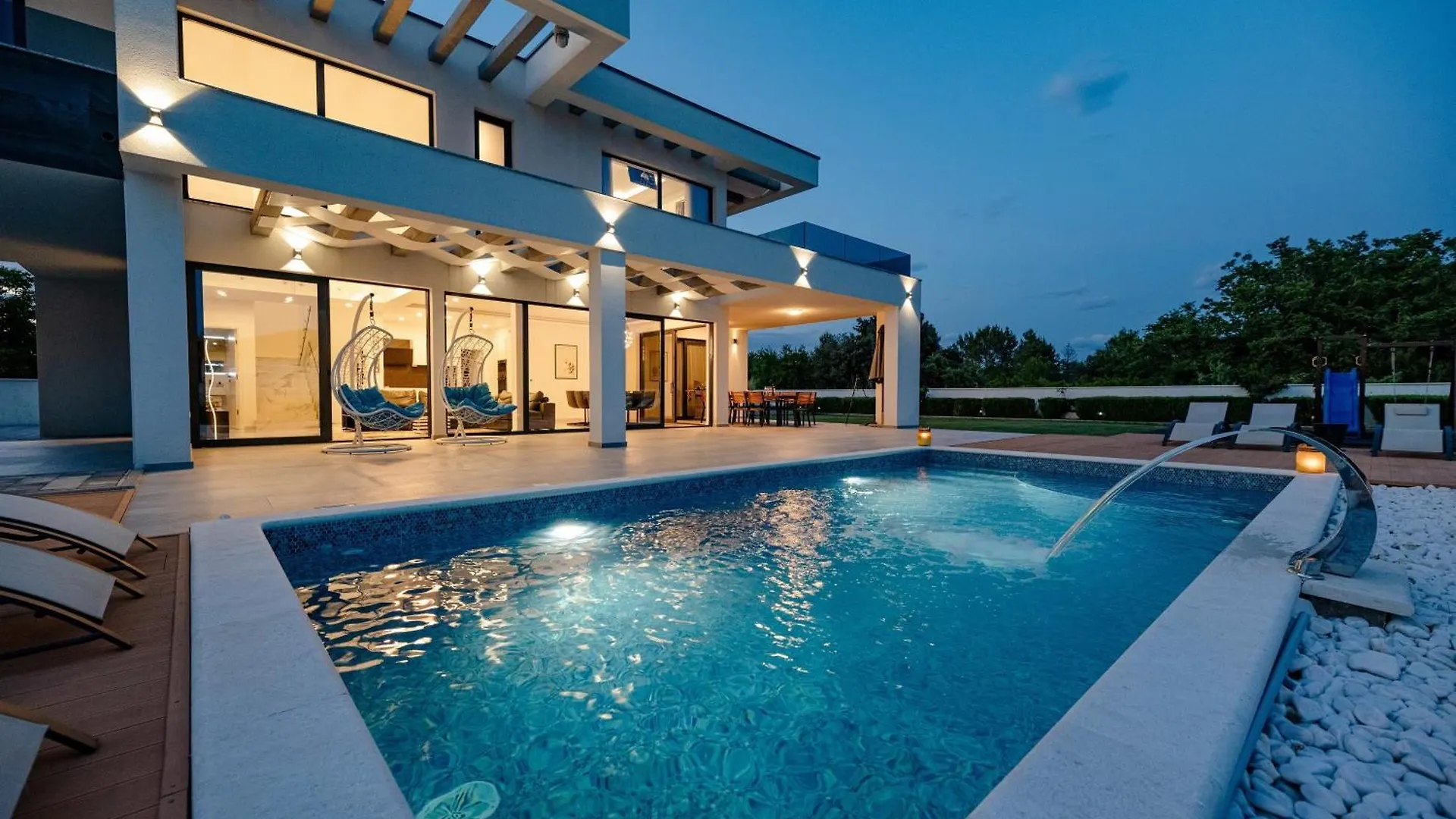 Contemporary Zadar Villa 4 Bedrooms Villa Barako Prestige Private Heated Pool Air-Conditioning Zaton