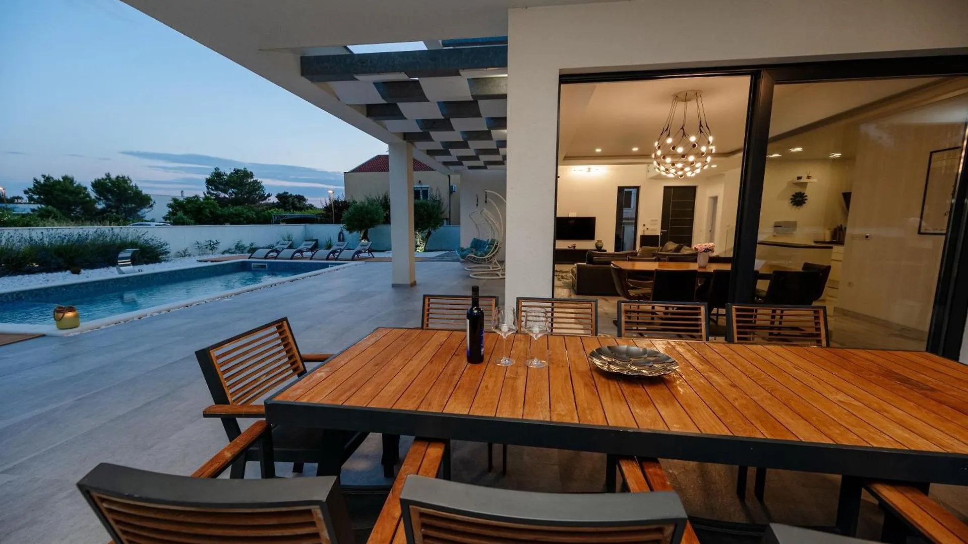 Contemporary Zadar Villa 4 Bedrooms Villa Barako Prestige Private Heated Pool Air-Conditioning Zaton 0*, Nin Croatia