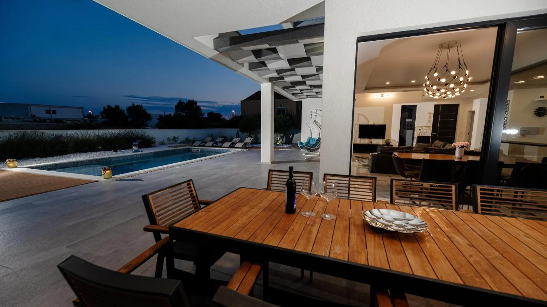 Contemporary Zadar Villa 4 Bedrooms Villa Barako Prestige Private Heated Pool Air-Conditioning Zaton