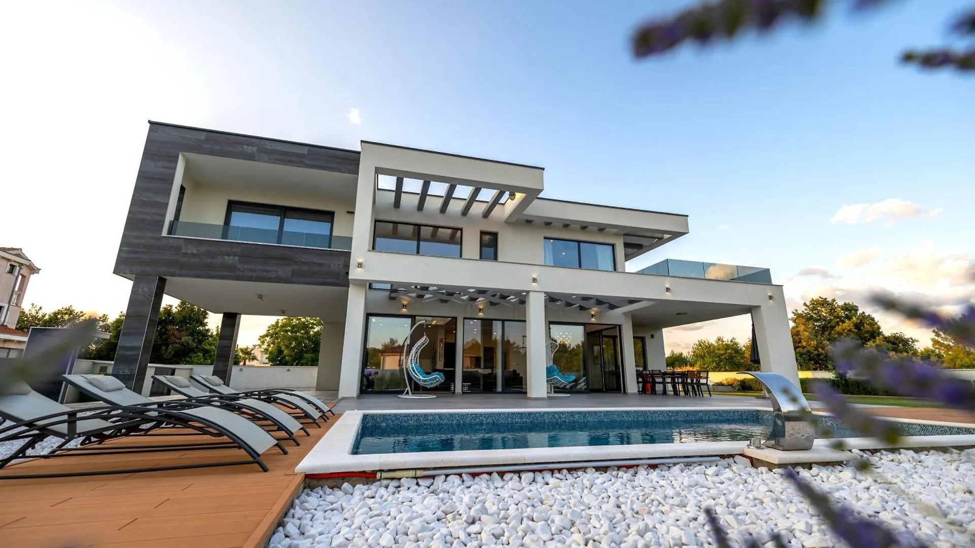 Contemporary Zadar Villa 4 Bedrooms Villa Barako Prestige Private Heated Pool Air-Conditioning Zaton Nin