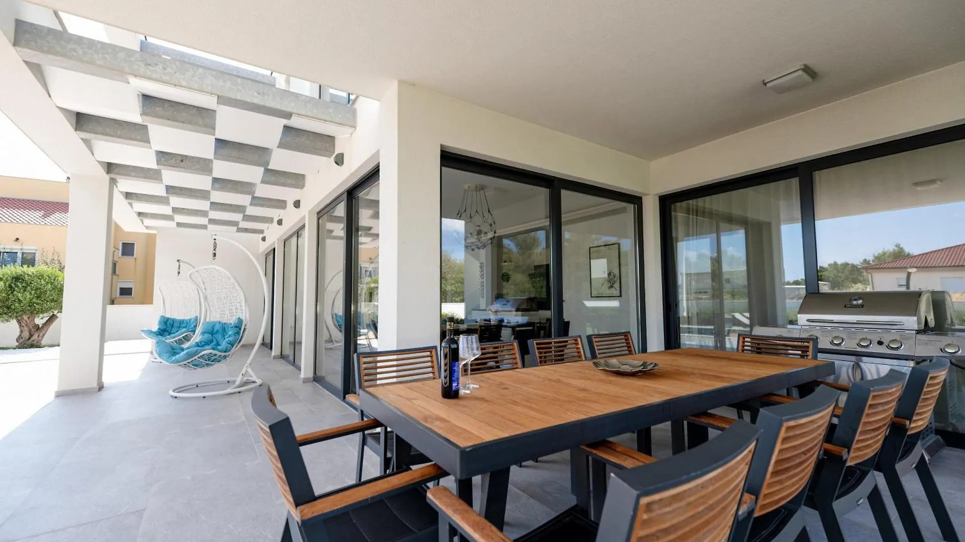 Contemporary Zadar Villa 4 Bedrooms Villa Barako Prestige Private Heated Pool Air-Conditioning Zaton 0*, Nin