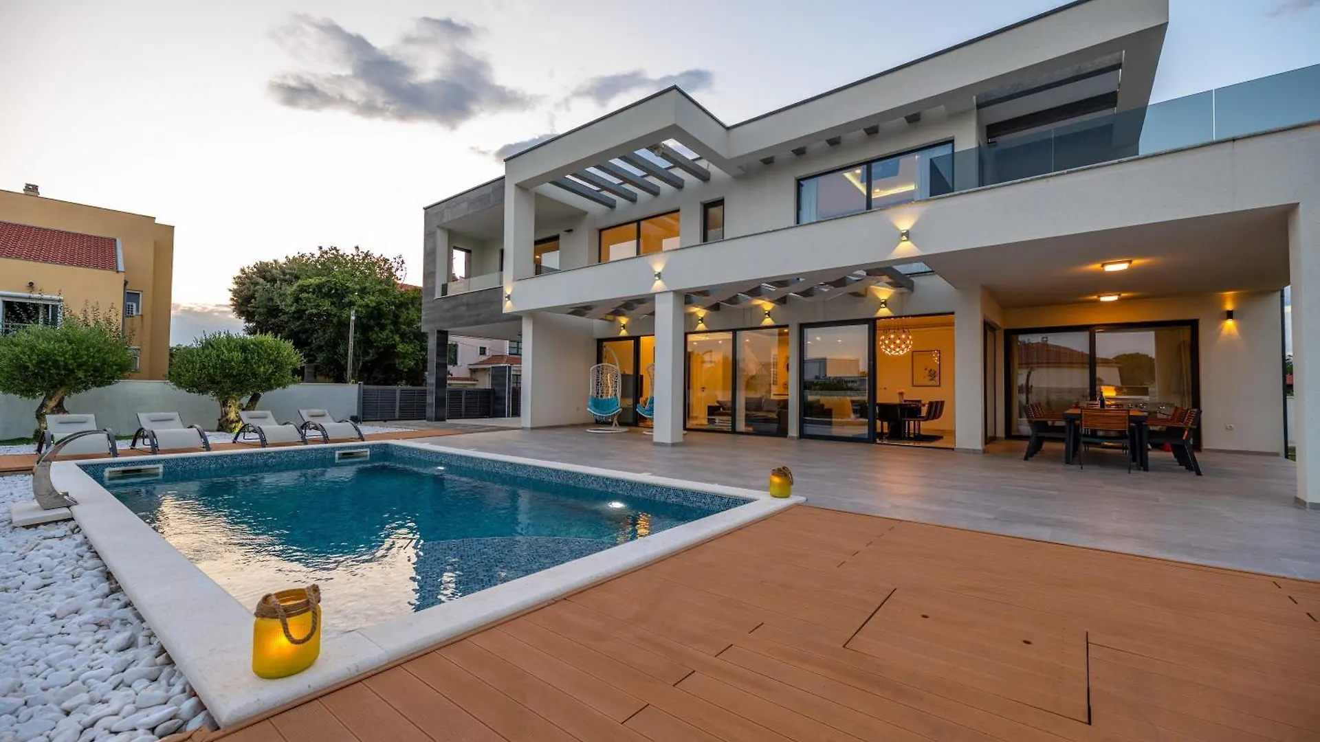 Contemporary Zadar Villa 4 Bedrooms Villa Barako Prestige Private Heated Pool Air-Conditioning Zaton 0*, Nin Croatia