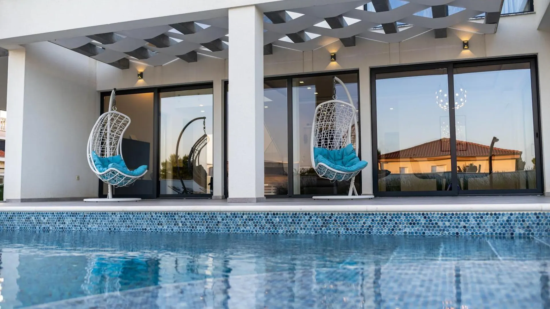 Contemporary Zadar Villa 4 Bedrooms Villa Barako Prestige Private Heated Pool Air-Conditioning Zaton 0*, Nin Croatia