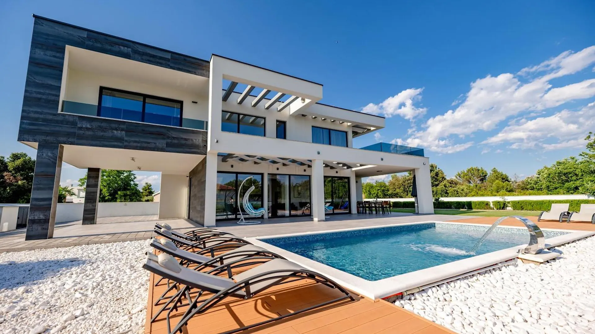 Contemporary Zadar Villa 4 Bedrooms Villa Barako Prestige Private Heated Pool Air-Conditioning Zaton