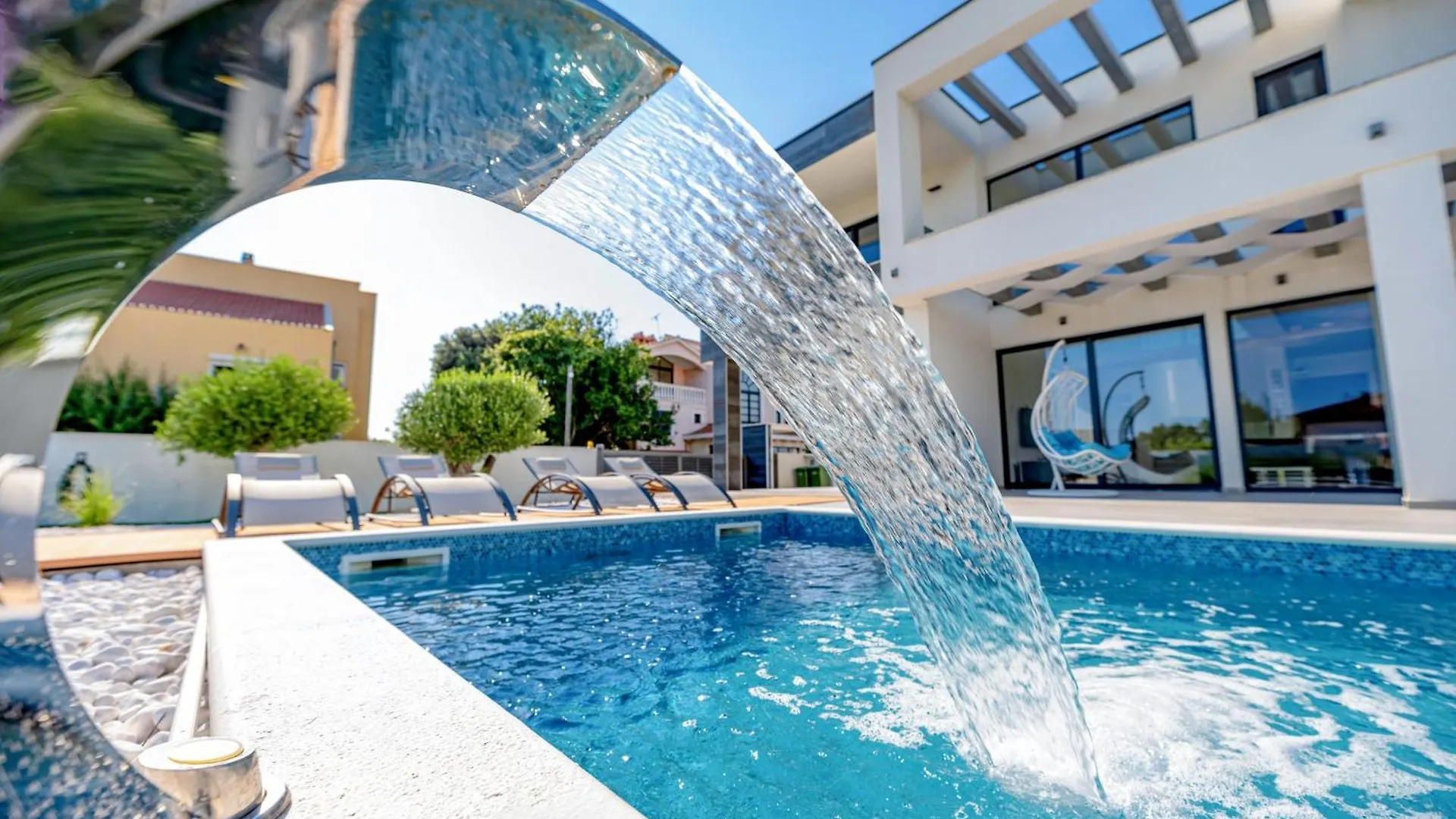 Contemporary Zadar Villa 4 Bedrooms Villa Barako Prestige Private Heated Pool Air-Conditioning Zaton 0*, Nin Croatia