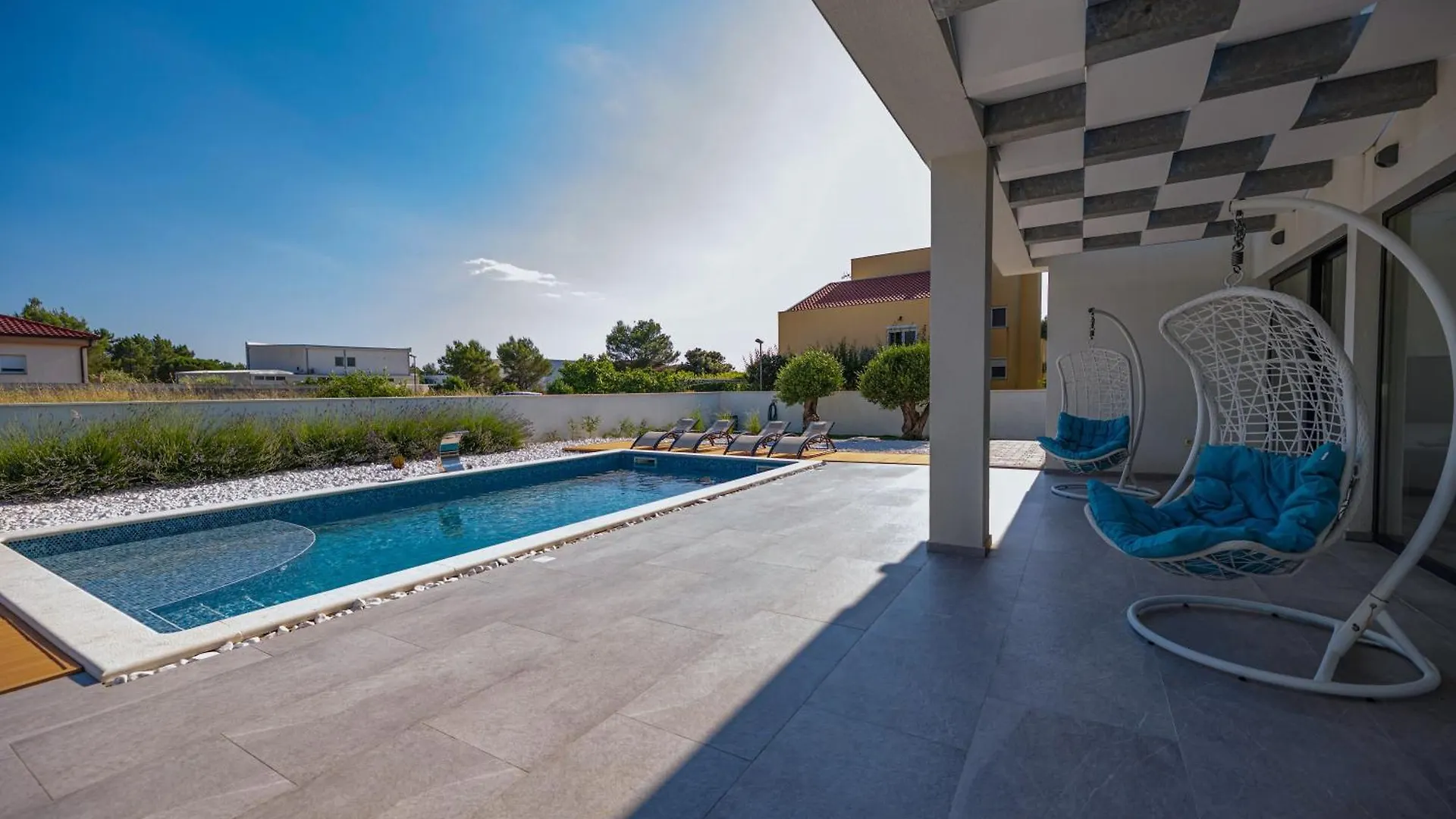 Contemporary Zadar Villa 4 Bedrooms Villa Barako Prestige Private Heated Pool Air-Conditioning Zaton