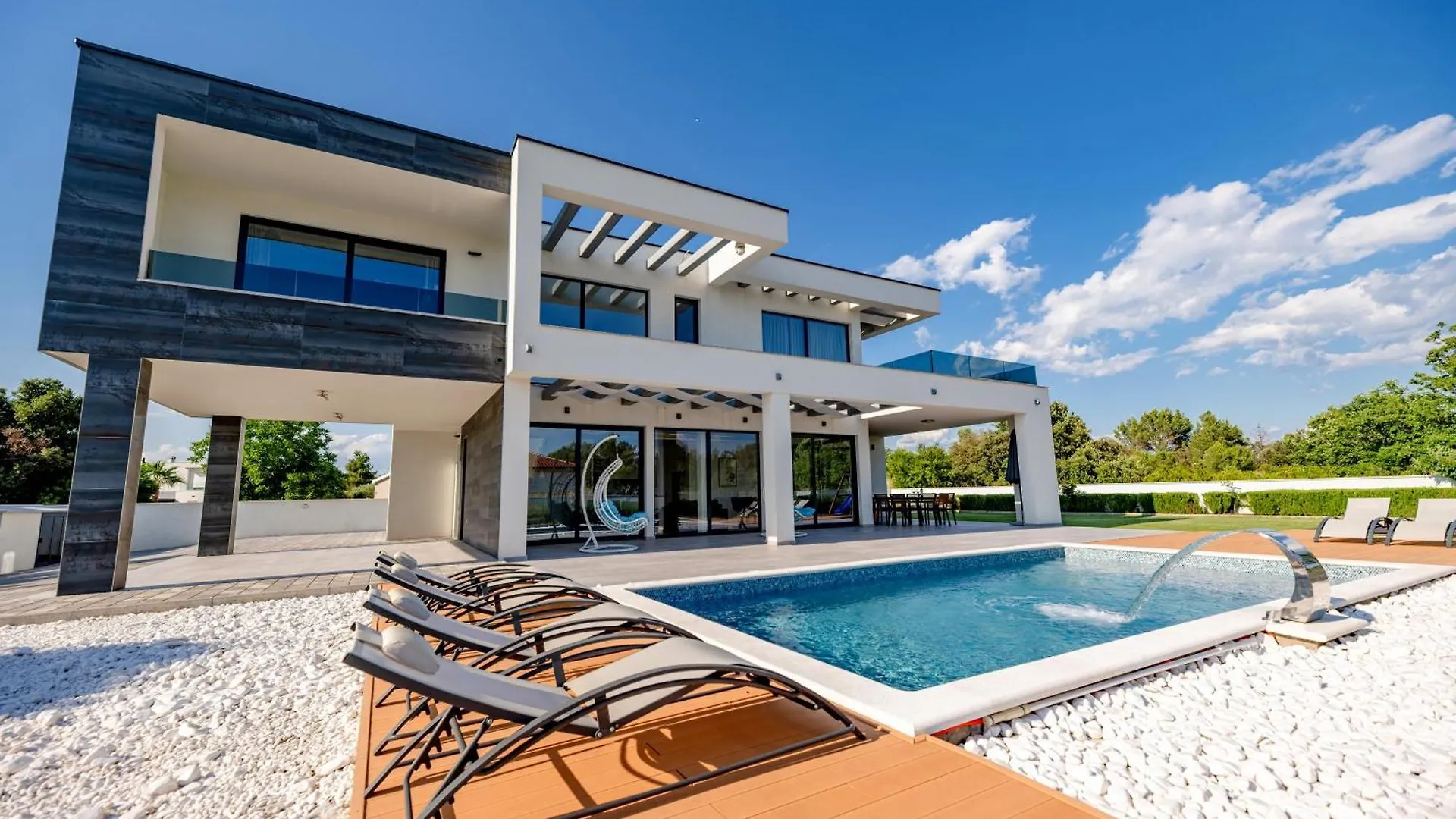 Contemporary Zadar Villa 4 Bedrooms Villa Barako Prestige Private Heated Pool Air-Conditioning Zaton Nin