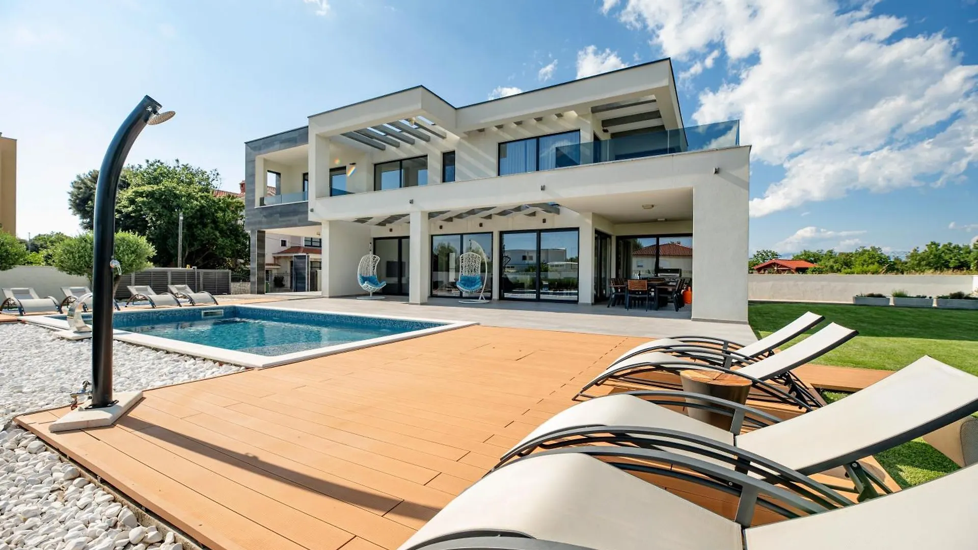 Contemporary Zadar Villa 4 Bedrooms Villa Barako Prestige Private Heated Pool Air-Conditioning Zaton 0*, Nin Croatia