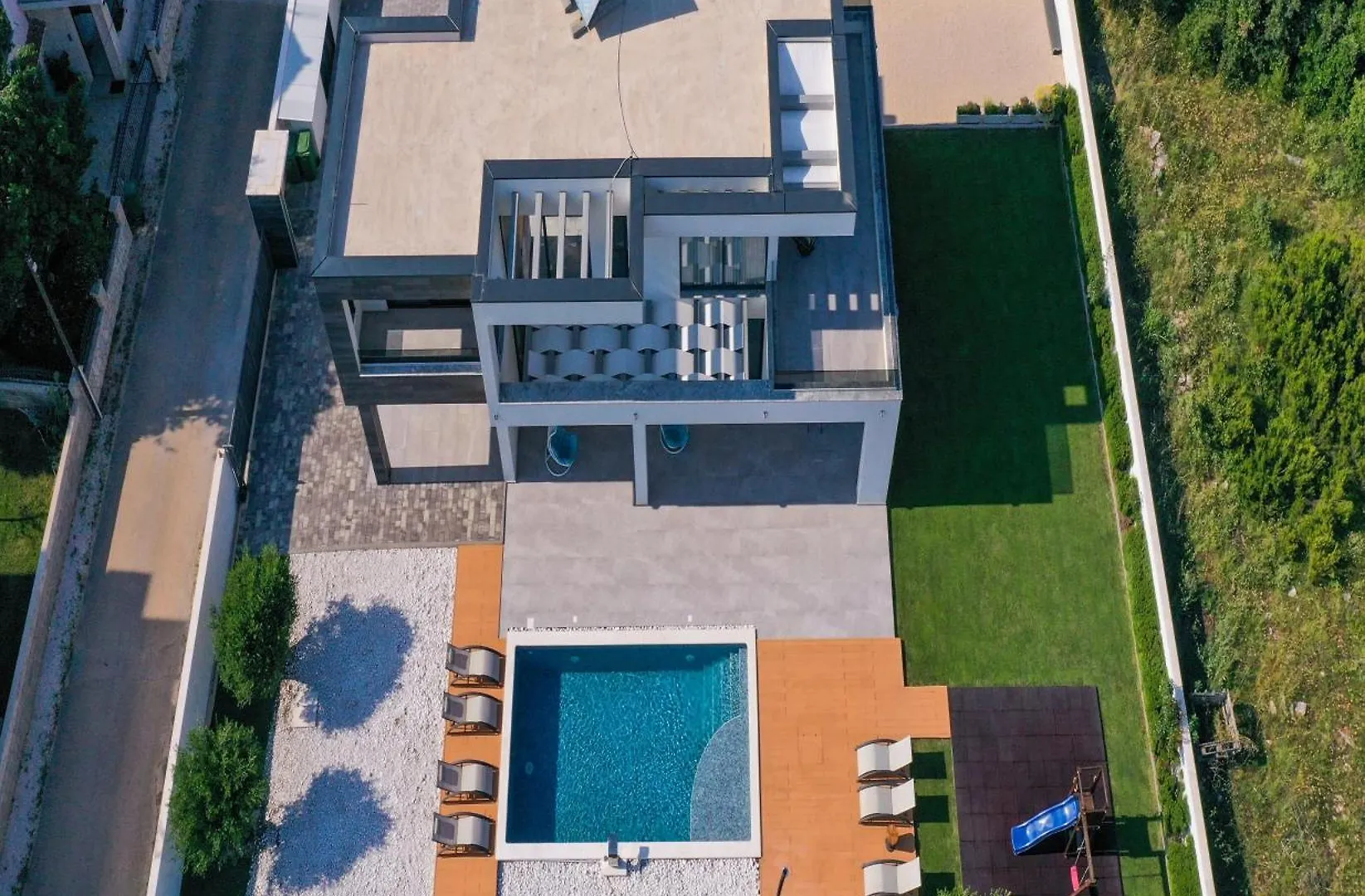 Contemporary Zadar Villa 4 Bedrooms Villa Barako Prestige Private Heated Pool Air-Conditioning Zaton